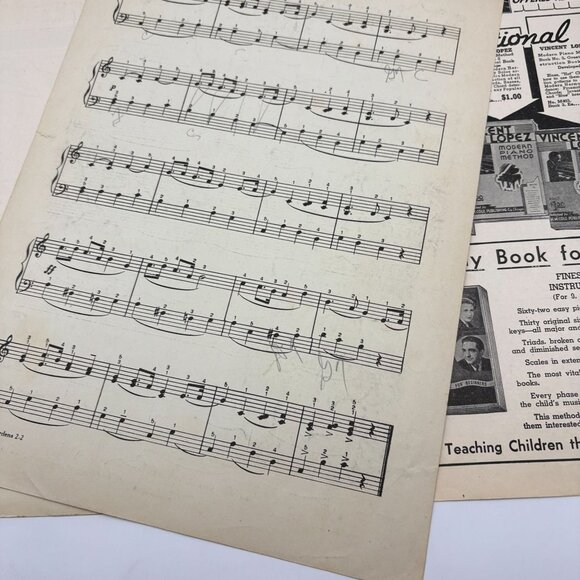 Country Gardens Piano Solo Sheet Music By Percy Grainger 1940 Calumet Music - Picture 4 of 7